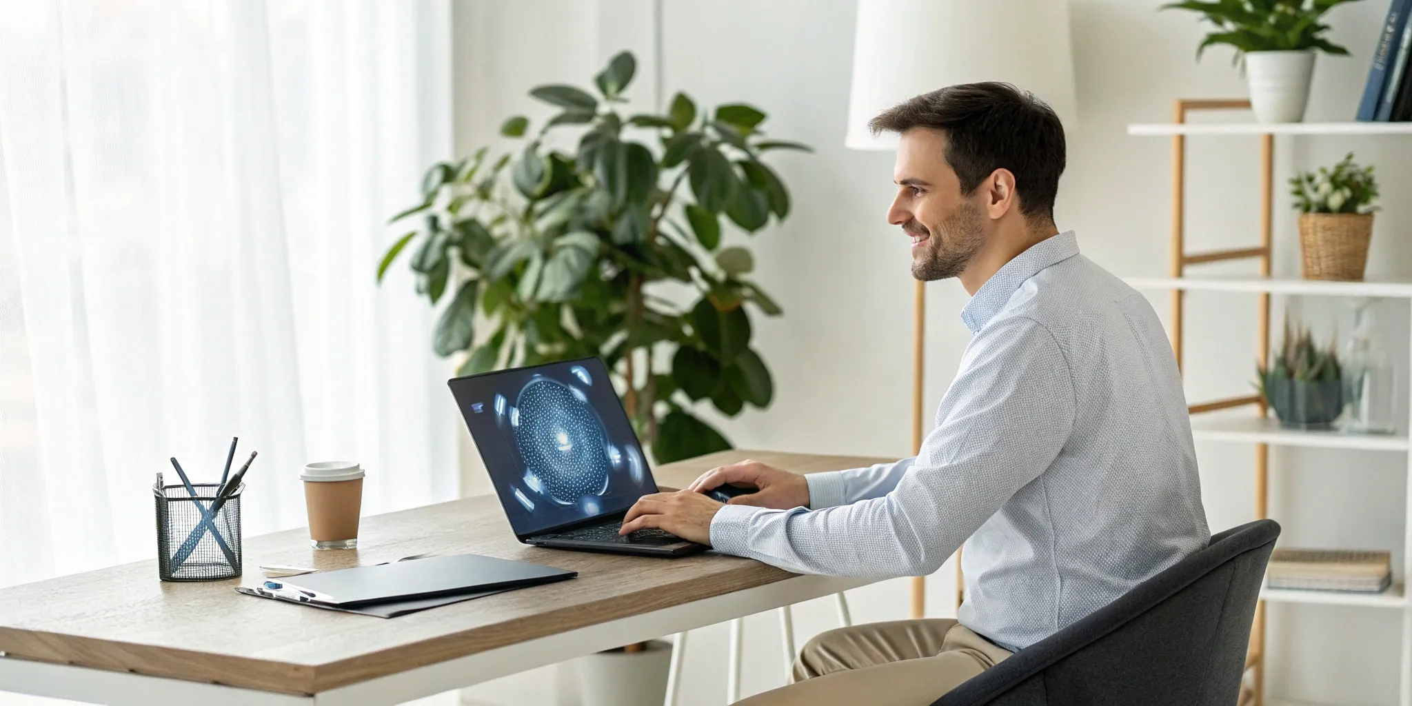 AI-powered credit dispute tool on a laptop.