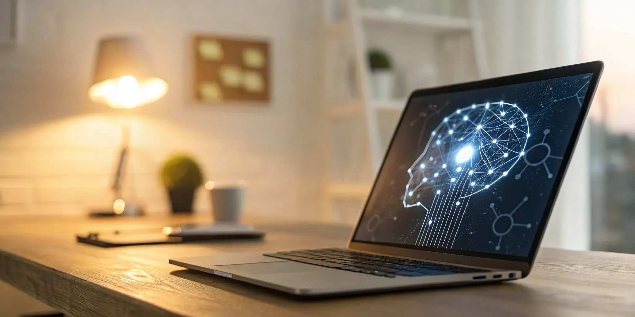 AI-powered credit repair software displayed on a laptop.