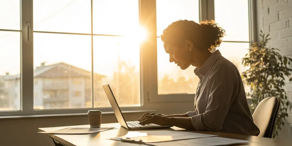 AI-powered dispute letter for credit repair on a laptop.