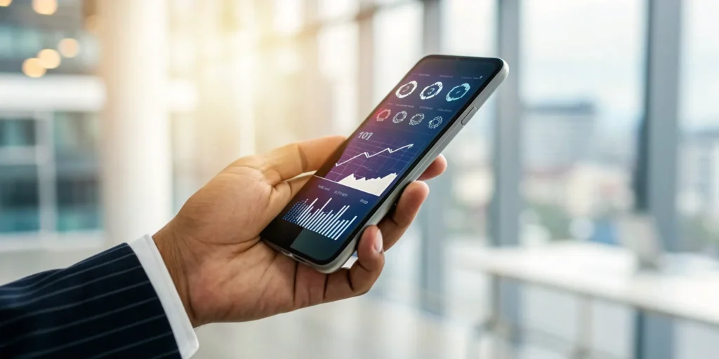 AI-powered credit dispute software on smartphone.