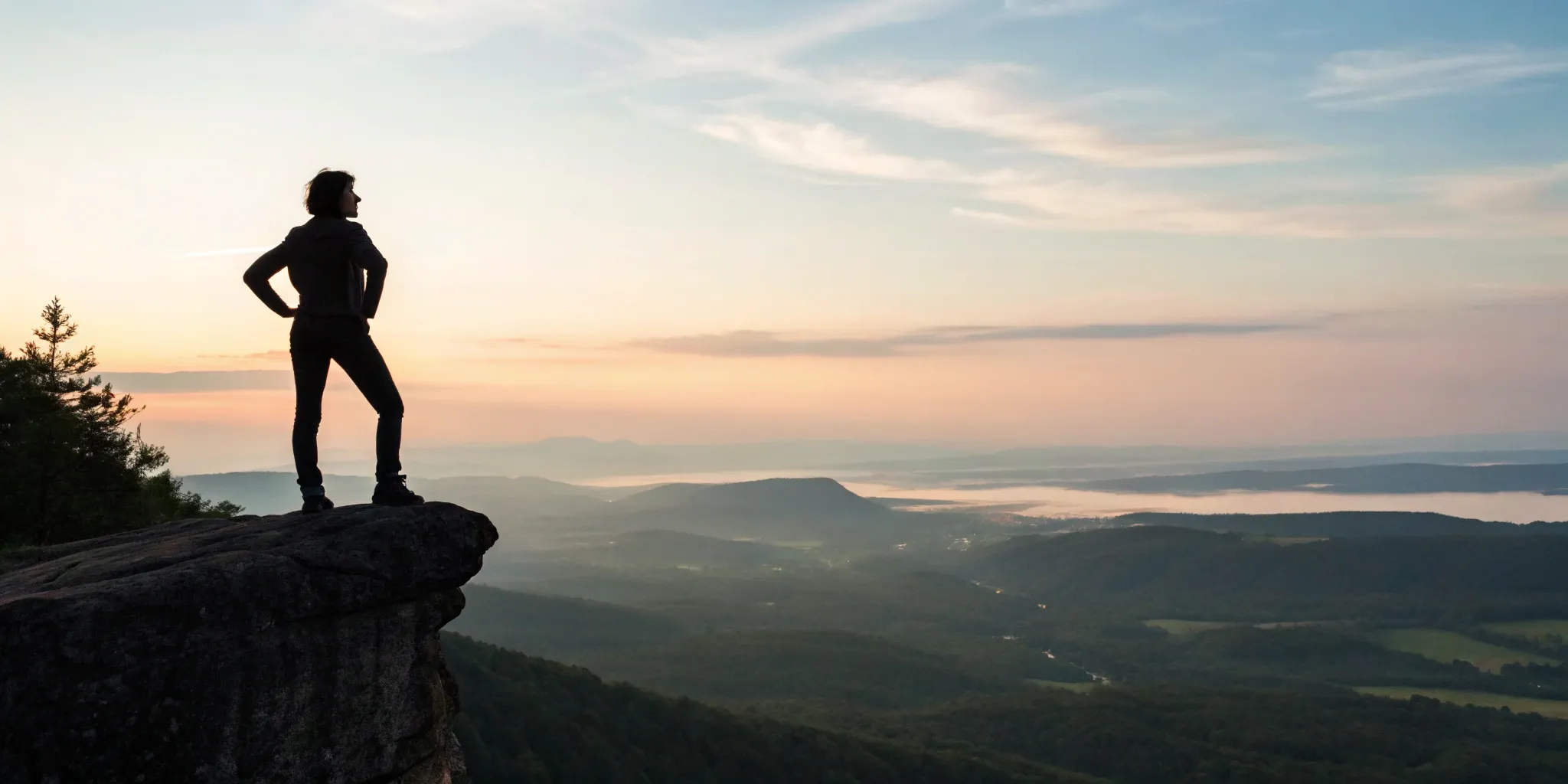 Person at sunrise ready to remove a derogatory public record from their credit report.