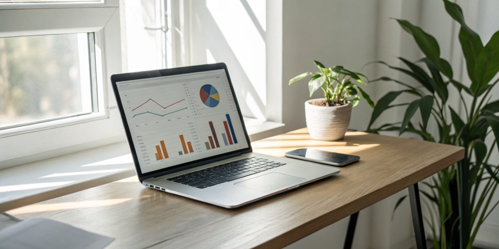 Filing a TransUnion dispute online using a laptop.