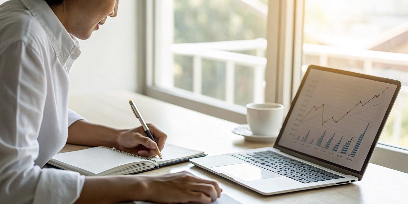 Person at a desk writing an Equifax dispute letter to improve their credit score.