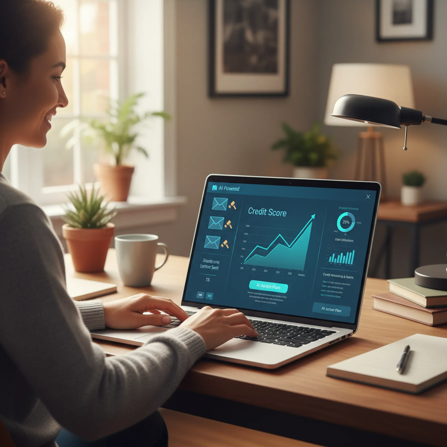 Using an AI-powered credit repair platform to analyze reports and generate dispute letters