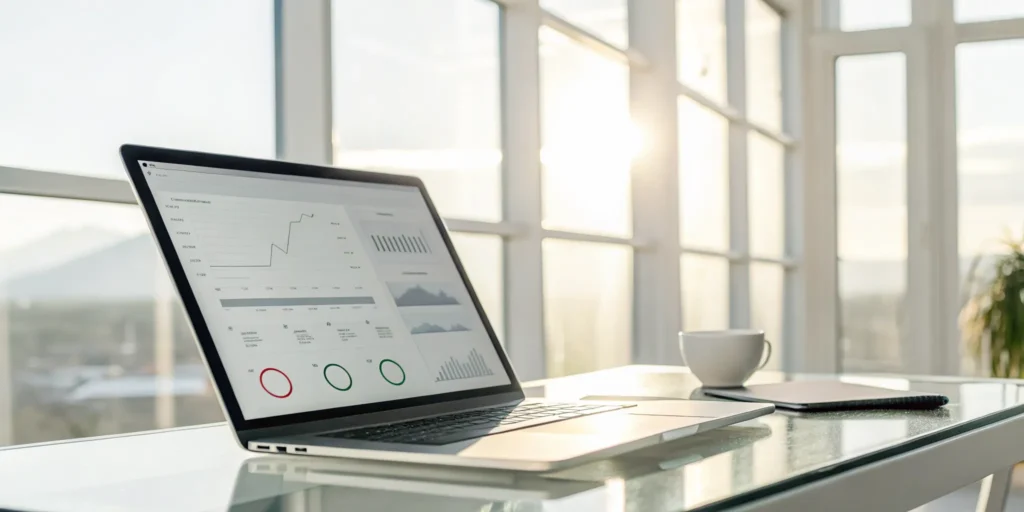 Reviewing a credit report on a laptop to learn how to remove a paid collection.