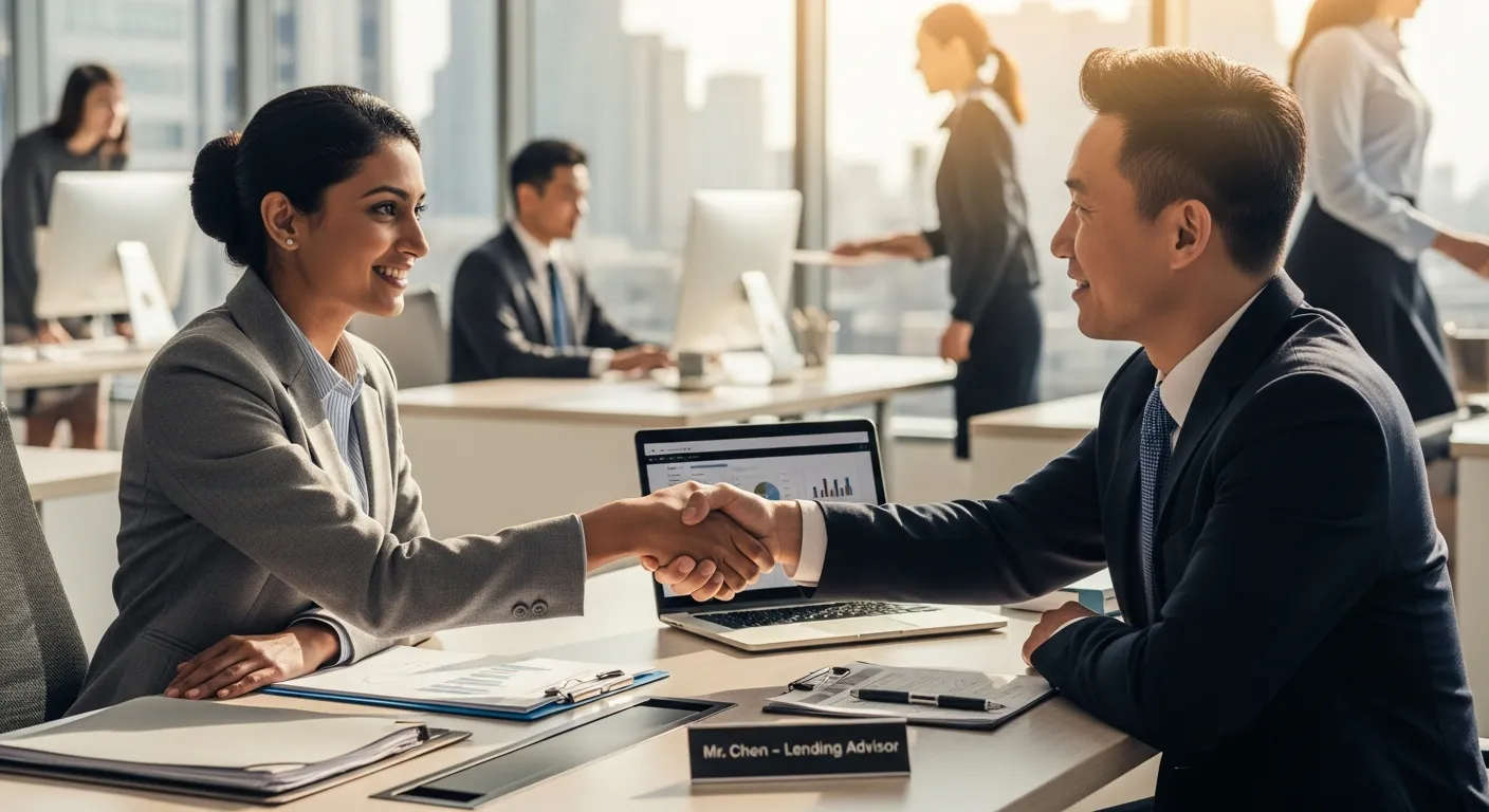 Small business owner getting approved for a bad credit business loan