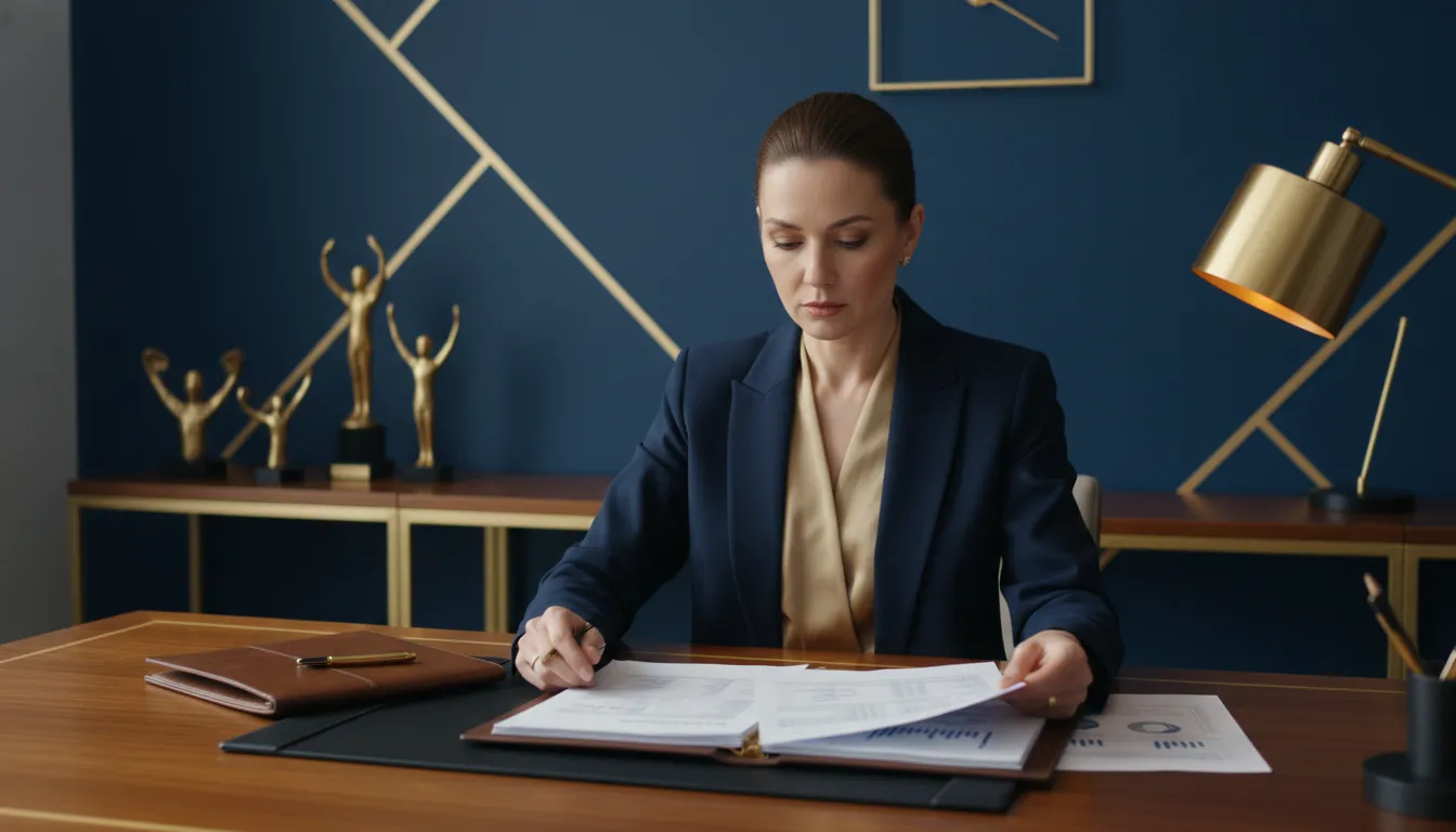 Small business owner reviewing business loans with EIN only documents