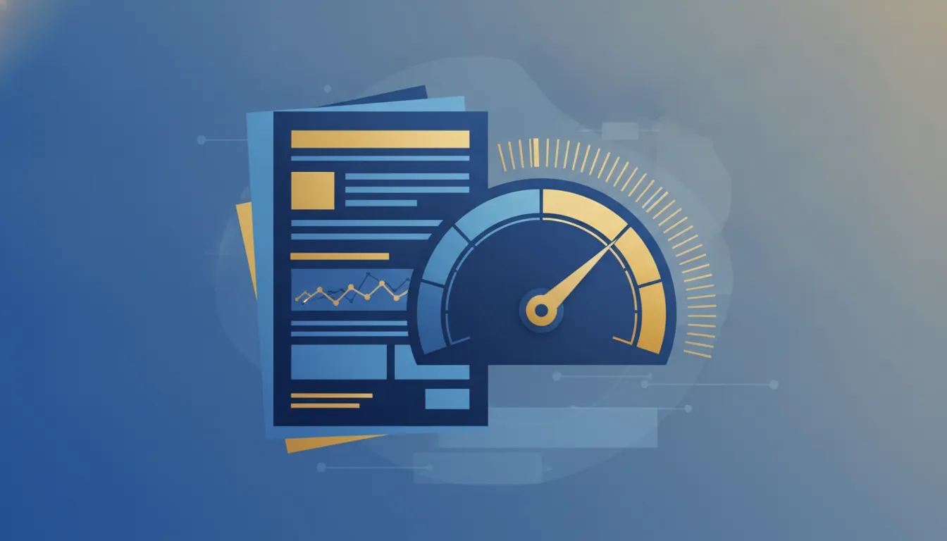 Credit report vs credit score comparison at a desk